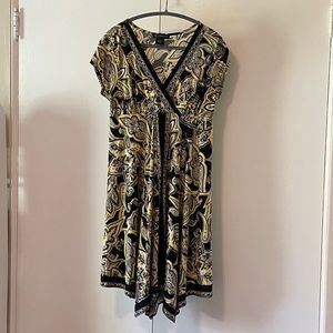 Bandanna Pattern Sharkbite  Dress